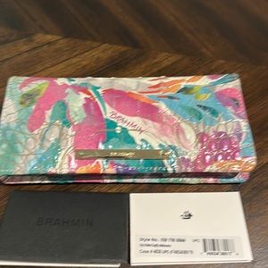 Brahmin Ady Wallet Daylilly Melbourne with registration card